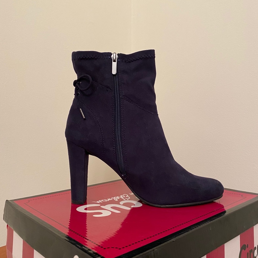 Janet suede inky navy Circus by Sam Edelman heels